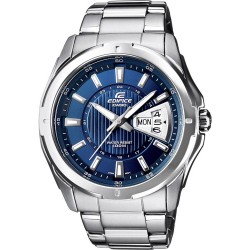 Casio Kwarts Horloge EF-129D-2AVEF (l x b x h) 49 x 44.8 x 10.4 mm RVS Materiaal (behuizing): RVS Materiaal (armband): RVS