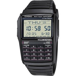 Casio Kwarts Horloge DBC-32-1AES (l x b x h) 50.4 x 37.4 x 12 mm Zwart Materiaal (behuizing): Hars Materiaal (armband): Hars