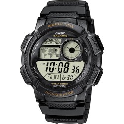 Casio Kwarts Horloge AE-1000W-1AVEF (l x b x h) 48.1 x 43.7 x 13.7 mm Zwart Materiaal (behuizing): Hars Materiaal (armband): Hars