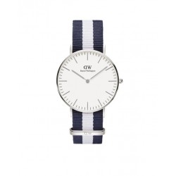 Daniel Wellington 0602DW Classic Glasgow Dameshorloge 36 mm Blauw/Wit