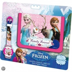 Disney Frozen Kinderhorloge met portemonnee