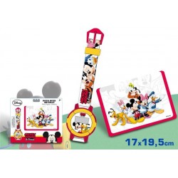 Disney Mickey Mouse & Friends Digitaal Kinderhorloge met portemonnee (geschenkset)