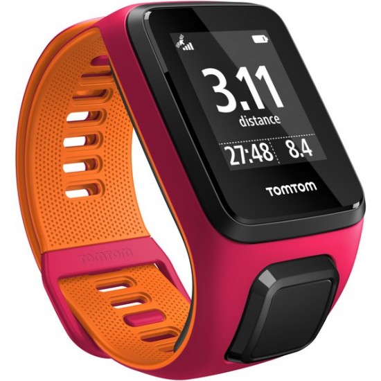TomTom Runner 3 Sporthorloge GPS Small Roze/Oranje