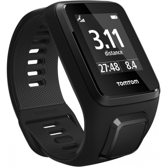 TomTom Spark 3 Cardio GPS Fitness Tracker Zwart Large