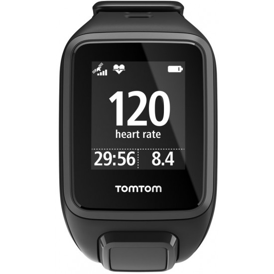 TomTom Spark Cardio Music GPS Fitness Tracker Zwart Small