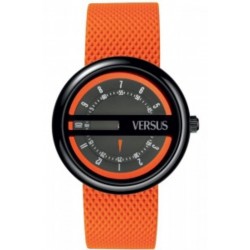 Versace Versus by Versace Osaka Unisex Horloge Zwart Oranje